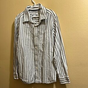 Greendog Striped Button-Up Shirt